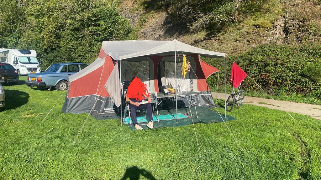 Camplet concorde inclusief gastencabine, Caravans en Kamperen, Ophalen, Gebruikt