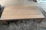 Massief eiken salontafel - 80x160x40cm, Ophalen, Gebruikt, Eikenhout, 50 tot 100 cm