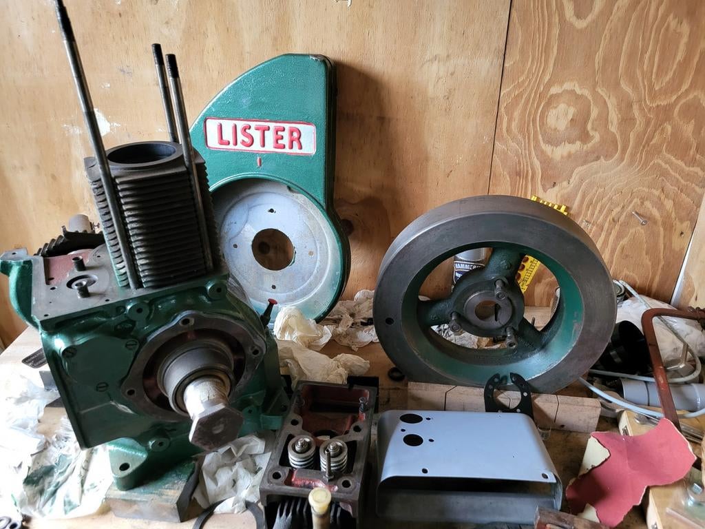 2x Lister LR1 motoren, 1x compleet, 1x project, Ophalen