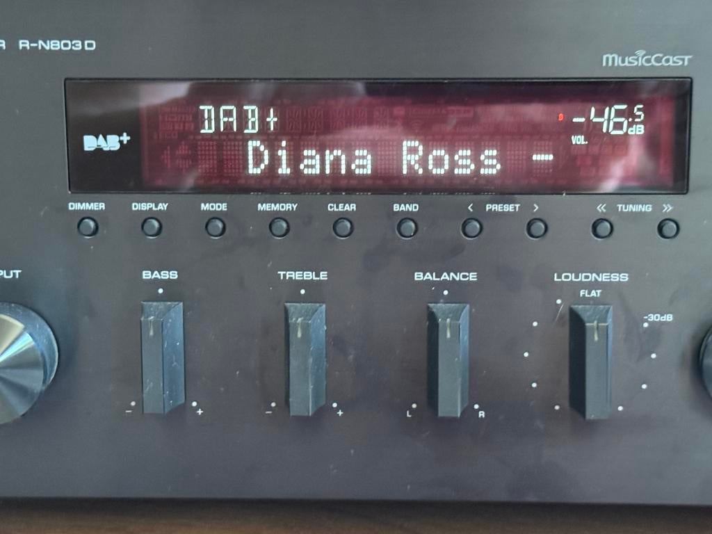 Yamaha R-N803D Stereo Receiver met MusicCast en DAB+, Ophalen, Yamaha, Zo goed als nieuw, 120 watt of meer