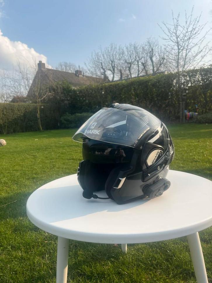 Shark Evoline Systeemhelm Maat M, Motoren, Kleding | Motorhelmen, Heren, Systeemhelm, M, Shark, Nieuw zonder kaartje, Ophalen of Verzenden