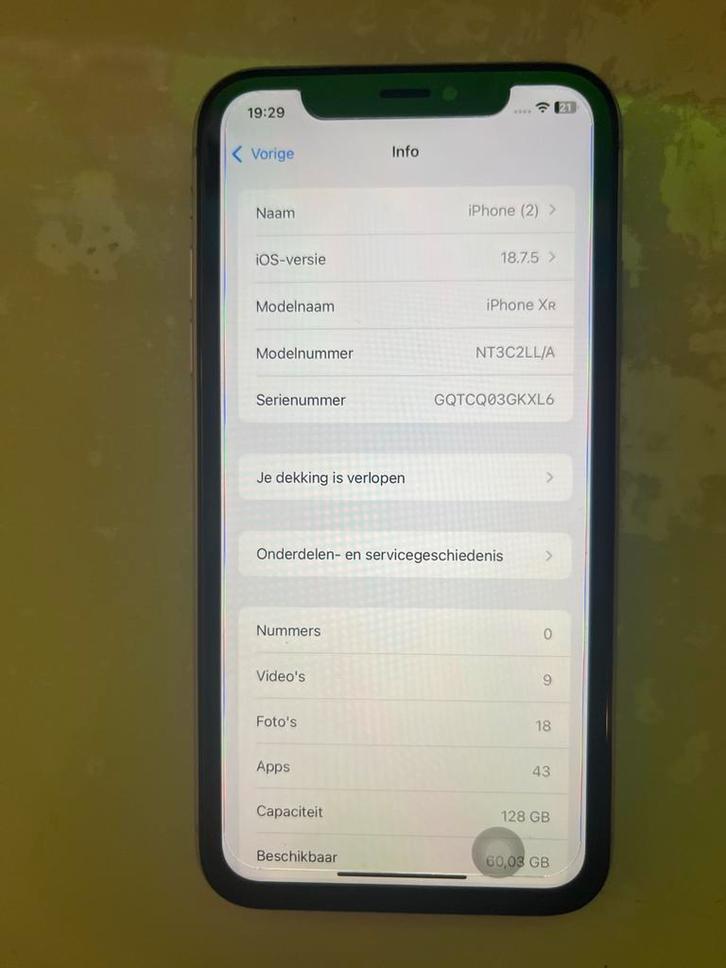 iPhone XR 128GB - Nieuw scherm, 85% batterij, Telecommunicatie, Mobiele telefoons | Apple iPhone, Gebruikt, 128 GB, Zonder abonnement