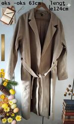 Jas wikkelmantel Dames Relaxes Mantel Jas wrap coat XL, Ophalen, Zo goed als nieuw, Maat 46/48 (XL) of groter, Beige