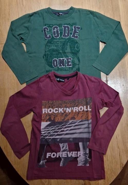 2 ZGAN Longsleeves jongen, oa Outfitters Nation, 128-134, Kinderen en Baby's, Kinderkleding | Maat 128, Ophalen of Verzenden, Zo goed als nieuw