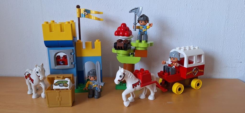 Lego Duplo Schatkist aanval, Ophalen of Verzenden, Zo goed als nieuw, Complete set, Duplo