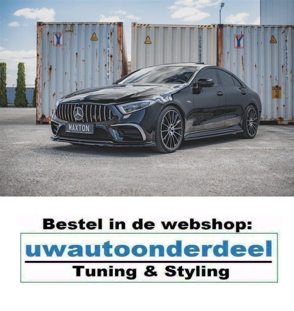 Maxton Design Spoiler Splitter Lip MB CLS 53AMG Line C257, Verzenden