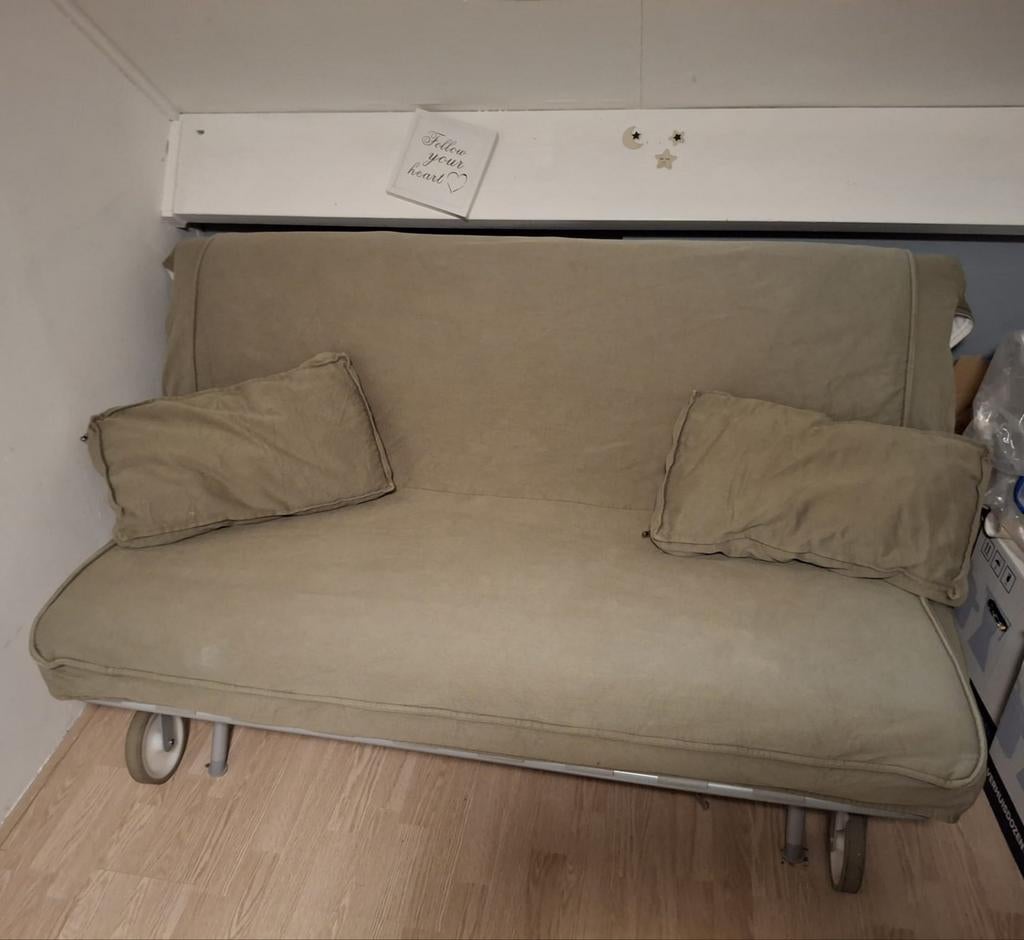 IKEA PS Slaapbank Olijfgroen 160x200 cm, Huis en Inrichting, Slaapkamer | Slaapbanken, Ophalen
