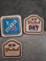 3 Grolsch bierviltjes - Grolsch Dry, Oud Bruin en Stender, Ophalen of Verzenden