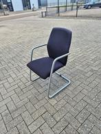 Stevig gebruikte vergaderstoel te koop - € 15,- per stuk., Ophalen, Gebruikt, Blauw, Stof