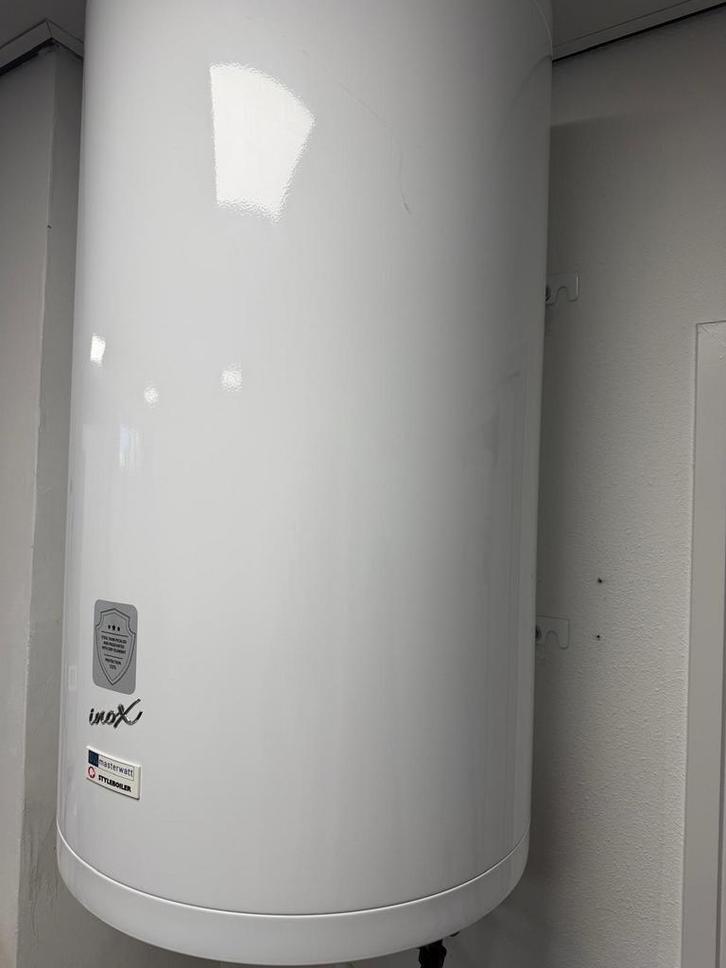 Boiler Masterwatt Inox 150 liter - 1,5 jaar oud, met garanti, Doe-het-zelf en Verbouw, Geisers en Boilers, Zo goed als nieuw, Boiler