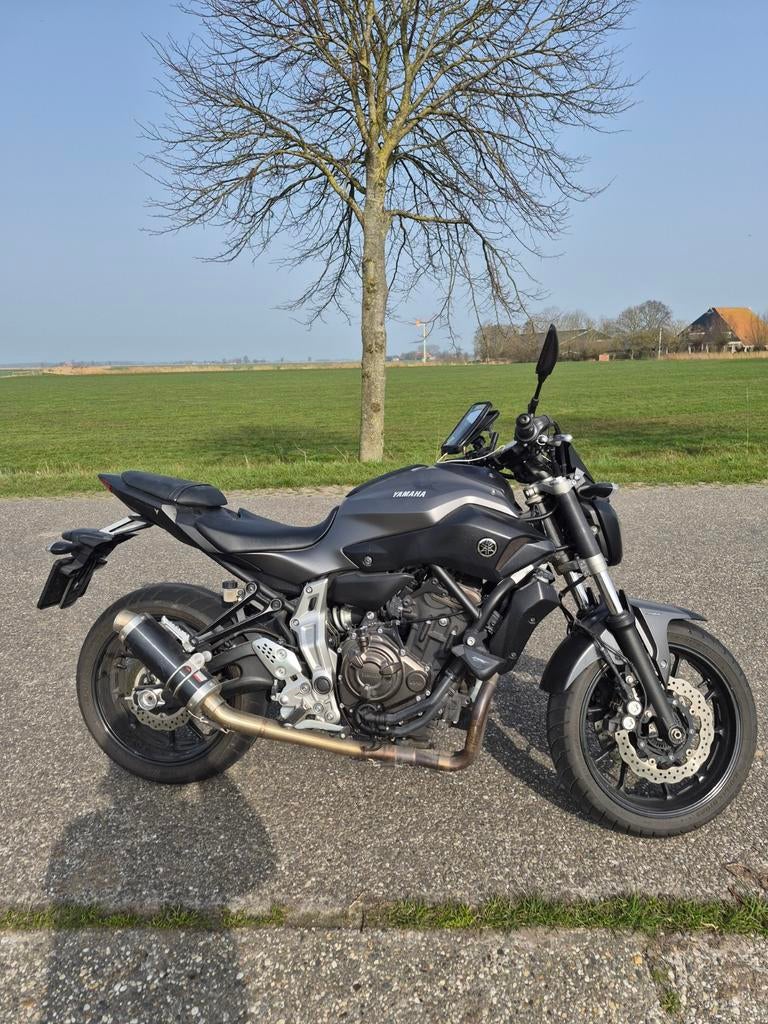 Yamaha MT-07 2016, 2 cilinders, Sportuitlaat, Gebruikt, Particulier