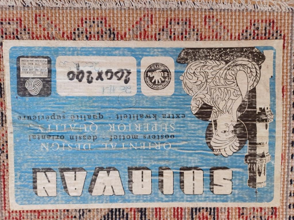 Tapijt 200x290 oriental design, Huis en Inrichting, Stoffering | Tapijten en Kleden, Ophalen of Verzenden, Gebruikt, Rood, Oriental