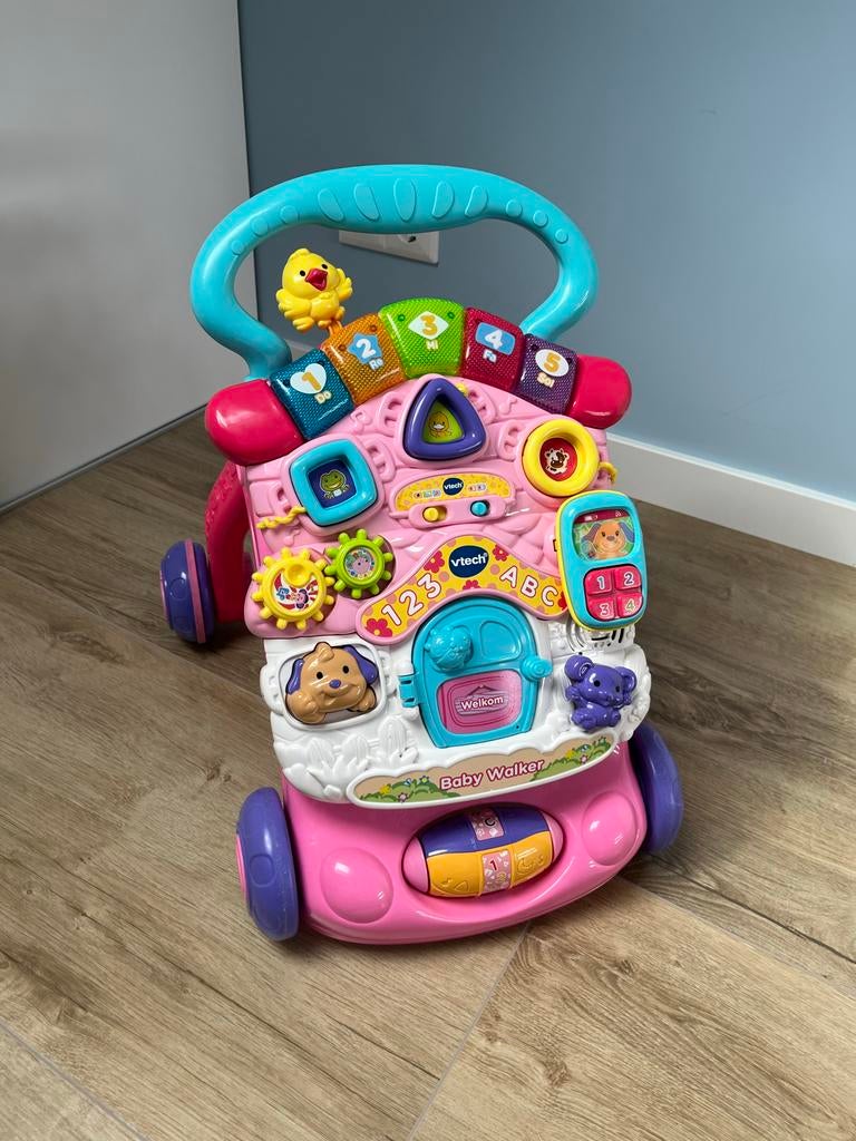 VTech loopwagen, Kinderen en Baby's, Speelgoed | Babyspeelgoed, Zo goed als nieuw, Overige typen, Met licht, Ophalen of Verzenden