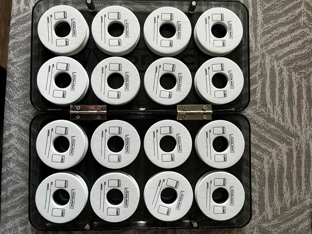 Colmic jiggerbox met 16 ronde spoelen, Ophalen of Verzenden, Nieuw