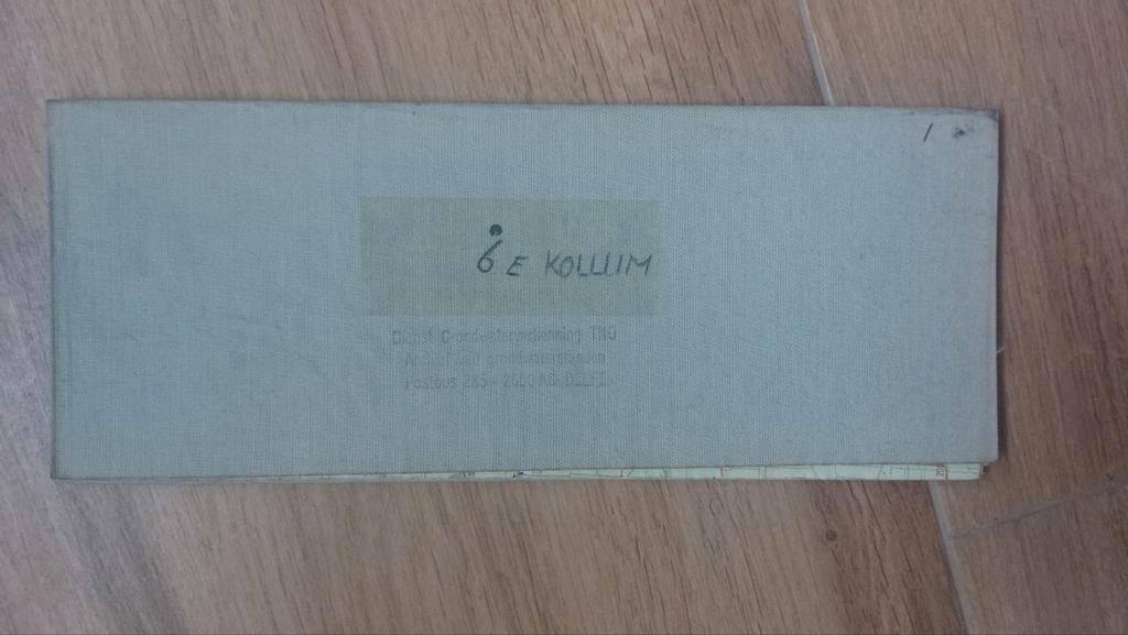 6E Kollum - Anjum Oudwoude Metslawier Stafkaart uit 1982, Topografische Dienst Nederland, Ophalen of Verzenden, 1800 tot 2000