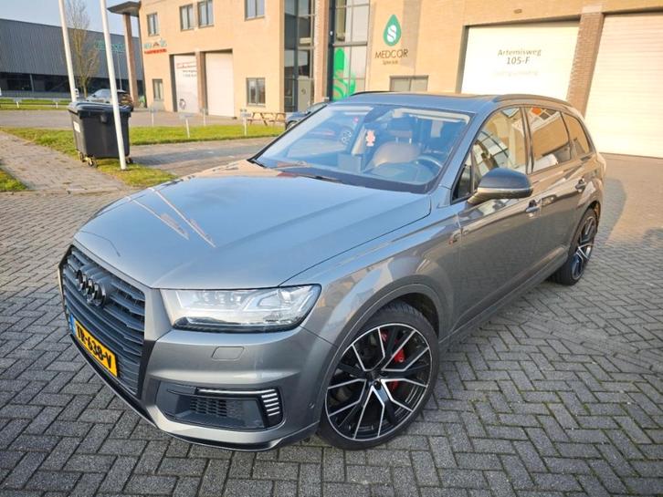 Audi Q7 3.0 TDI E-tron Quattro DESIGN, Org. KM, 22" PANO HUD, Auto's, Audi, Particulier, Q7, 360° camera, 4x4, ABS, Achteruitrijcamera