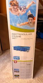 Groot zwembad met afdekzeil, filter en solar bol, Ophalen, Minder dan 80 cm, Zo goed als nieuw, Opzetzwembad