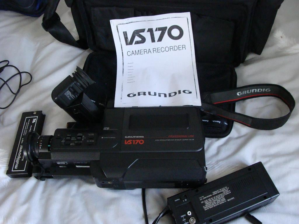 GRUNDIG CAMERRA RECORDER VS170, Ophalen, Gebruikt, Overige typen