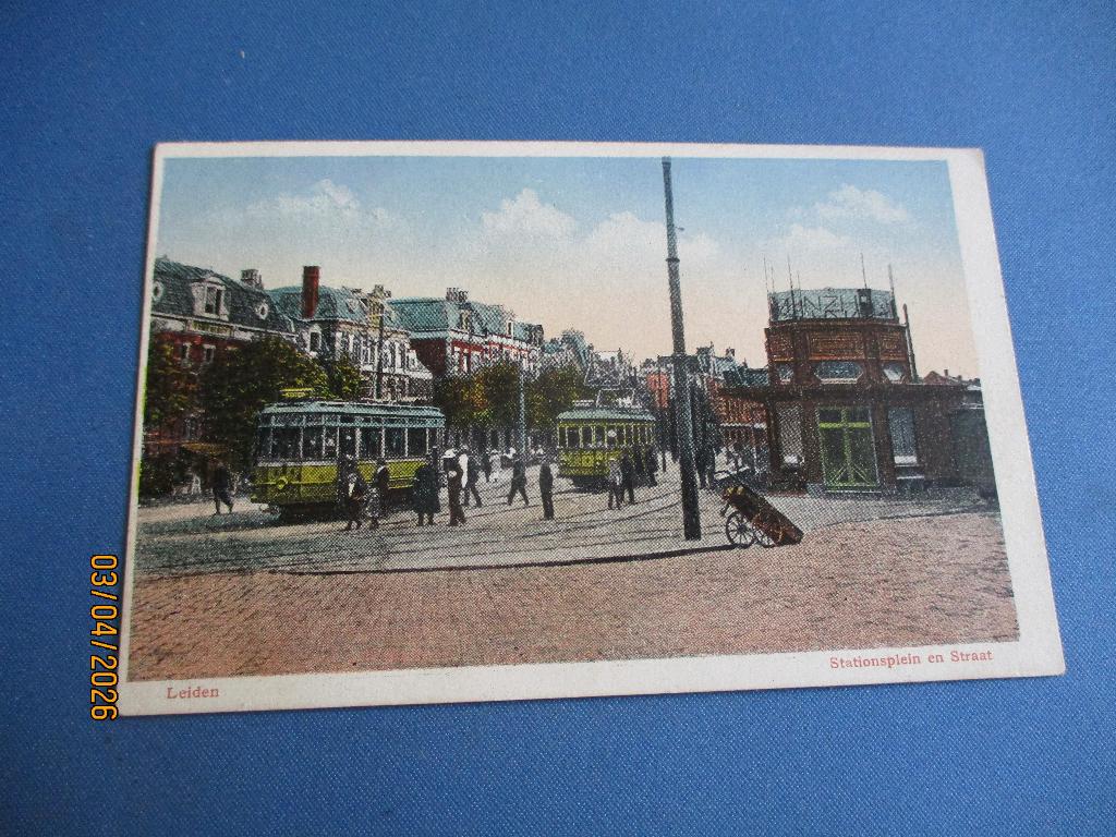 Leiden (1927), Verzamelen, Ophalen of Verzenden, Voor 1920, Gelopen, Zuid-Holland