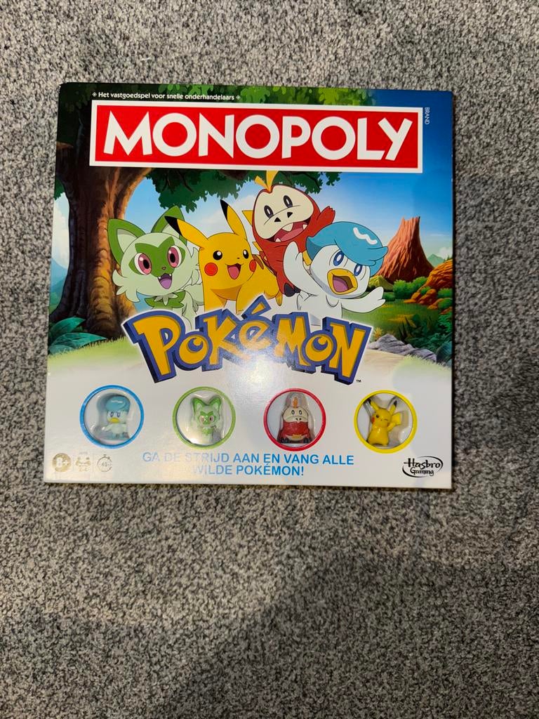 Monopoly Pokémon - Nieuw in doos!, Hobby en Vrije tijd, Gezelschapsspellen | Bordspellen, Een of twee spelers, Ophalen of Verzenden