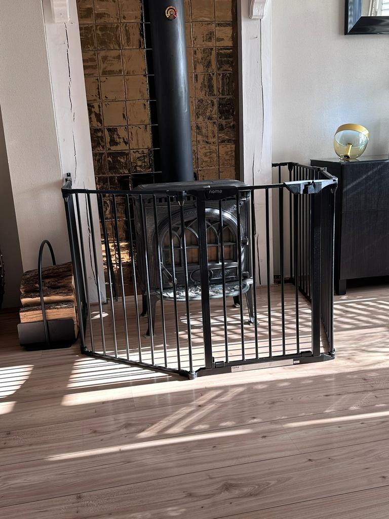 Veiligheidshek openhaard, Ophalen, Zo goed als nieuw, 115 cm of meer, Metaal of IJzer