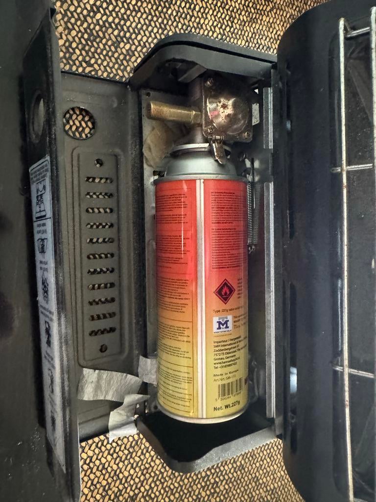 Draagbare Gaskachel - Ideaal voor Camping en Buiten, Ophalen, Gebruikt, Gas, Gaskachel