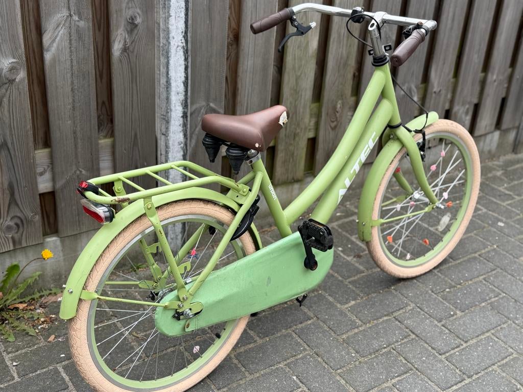 Altec Urban Kinderfiets Meisje 22 inch - Groen, Ophalen, Gebruikt, 22 inch, Handrem