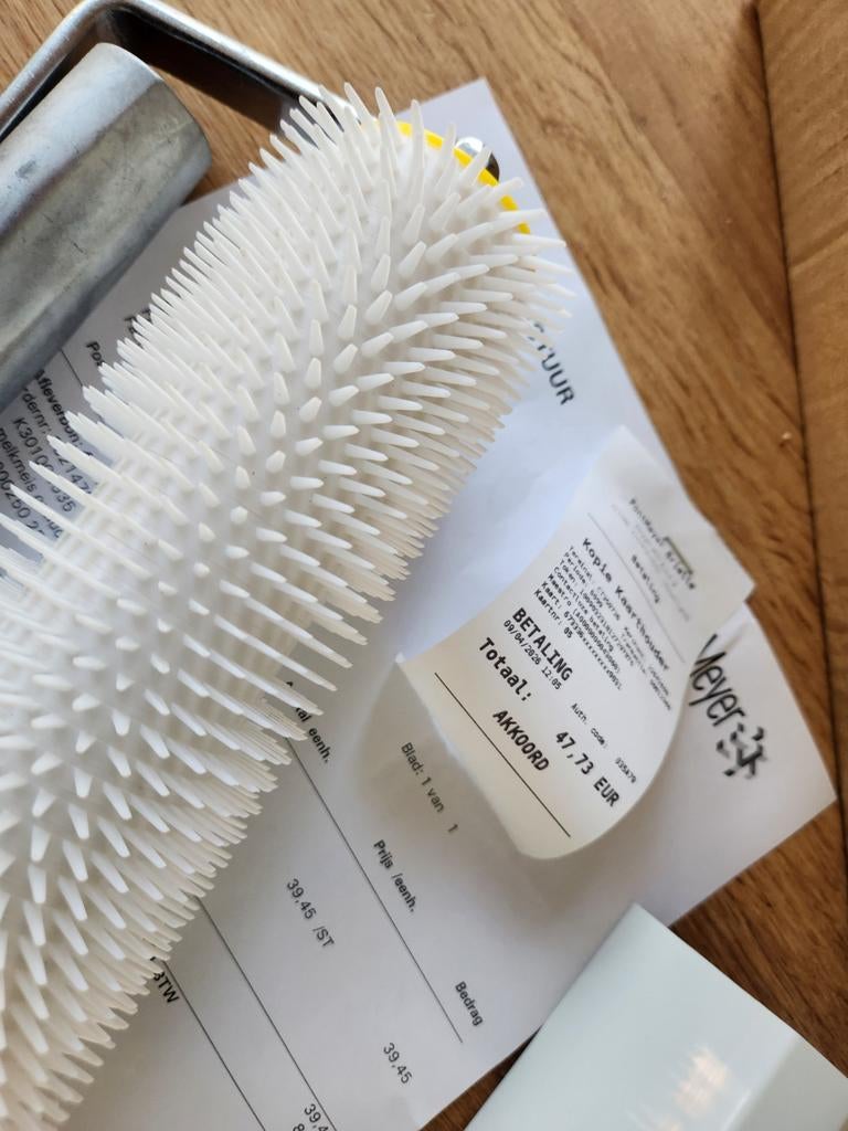 Nieuwe Egaline Prikroller / ontluchtingsroller professioneel, Ophalen of Verzenden