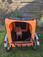 Mooie opvallende fietskar - weinig gebruikt, Fietsen en Brommers, Fietsaccessoires | Aanhangers en Karren, Ophalen, Zo goed als nieuw