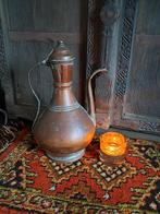 Prachtige koperen kan waterkan kruik vaas, Ophalen of Verzenden
