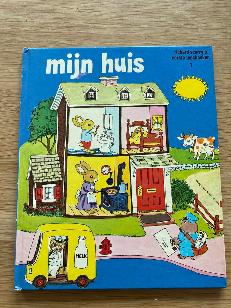 Richard Scarry's Mijn Huis - Eerste Leesboeken 1, Boeken, Ophalen of Verzenden, Gelezen, Fictie algemeen