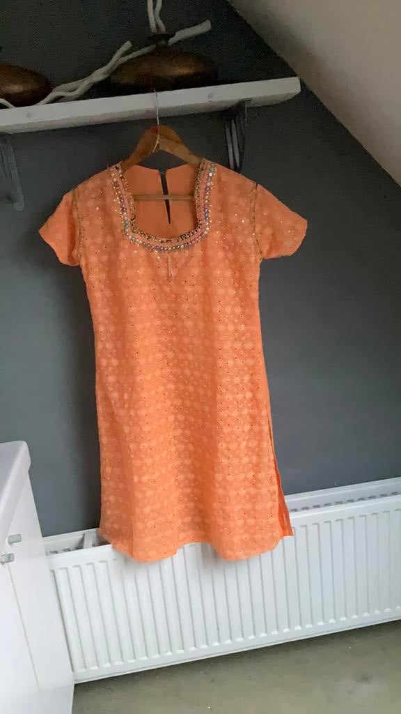 tuniek jurk maat  40      leuk koningsdag, Kleding | Dames, Gelegenheidskleding, Maat 38/40 (M), Overige typen, Oranje, Ophalen of Verzenden