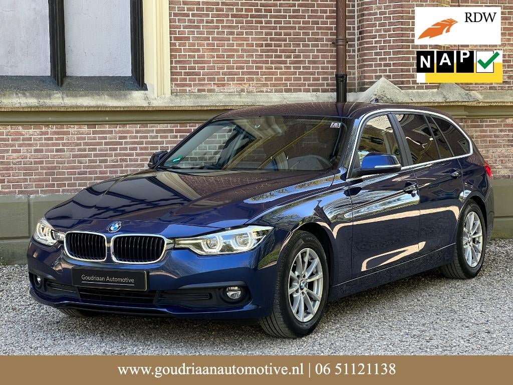 BMW 3-Serie 320d facelift | Cruise | Dealeronderhouden, Auto's, Automaat, 745 kg, 4 cilinders, Blauw
