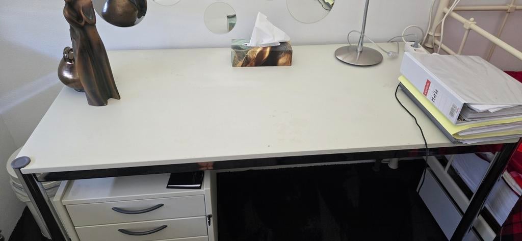 Bureau  met ladeblok, Ophalen of Verzenden, Gebruikt