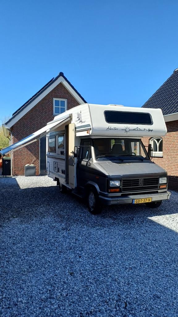 Peugeot J5 2.5TD Camper Luchtvering Stuurbekrachtiging, Caravans en Kamperen, Campers, Overige merken, Chemisch toilet, Standaard zit