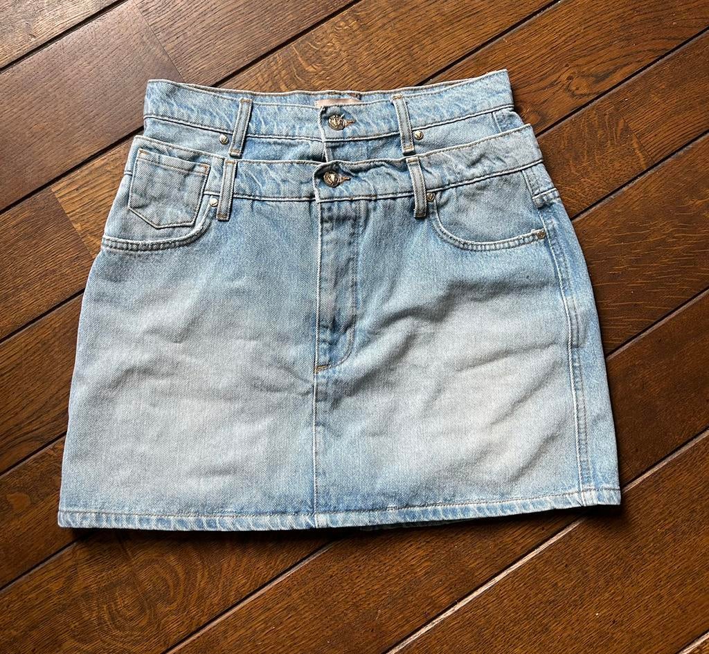 Blue Denim, blauw JoshV, Josh V spijkerrokje, rokje in M, Maat 38/40 (M), Blauw, Nieuw, Ophalen of Verzenden