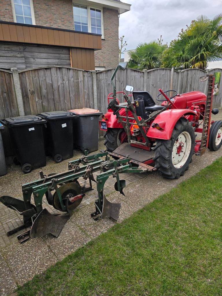 Heen en weergaande 2-scharige ploeg, Ophalen, Grondbewerking