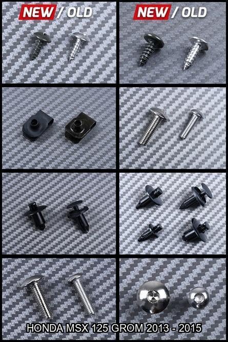 Kuip bouten set voor HONDA MSX 125 GROM 2013 - 2015, Ophalen of Verzenden, Nieuw