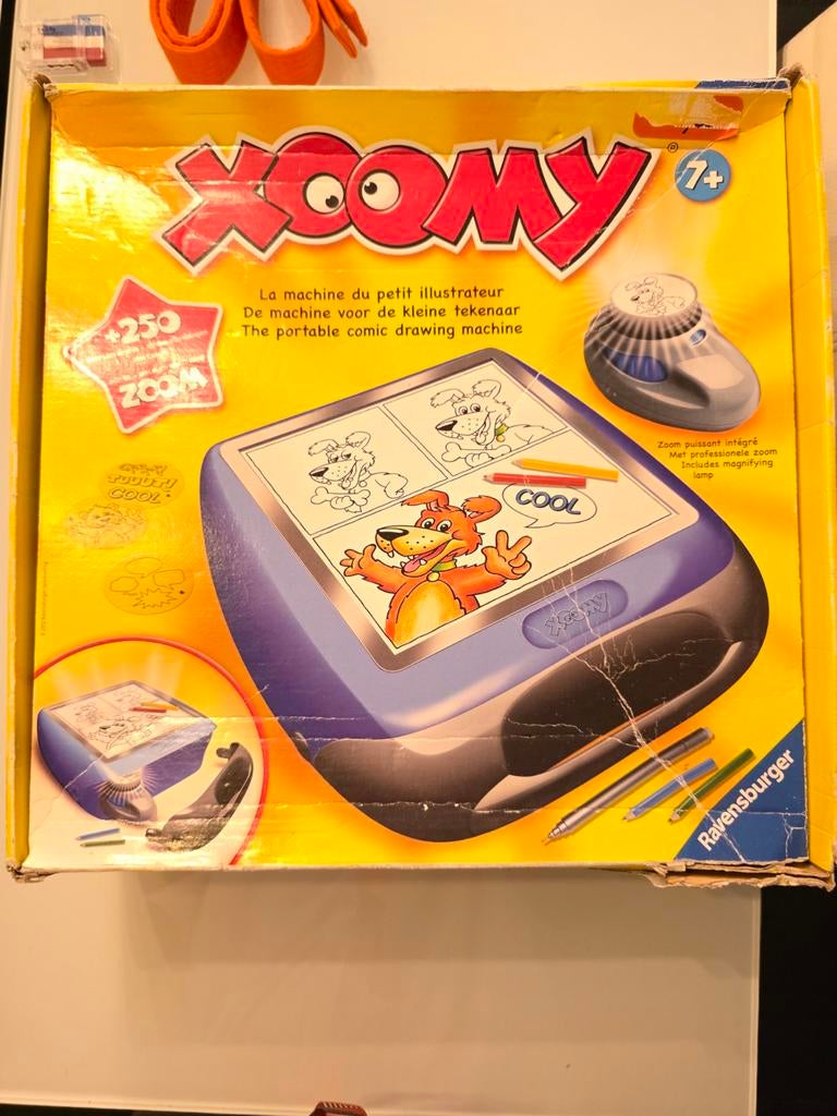 Xoomy tekentafel Ravensburger - Draagbare tekentafel, Ophalen of Verzenden, Gebruikt, Knutselen, Met licht