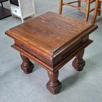 Tafeltje | Bijzettafel | 54x54x48 cm | eiken | salontafel, Minder dan 55 cm, Klassiek, Vierkant, Zo goed als nieuw