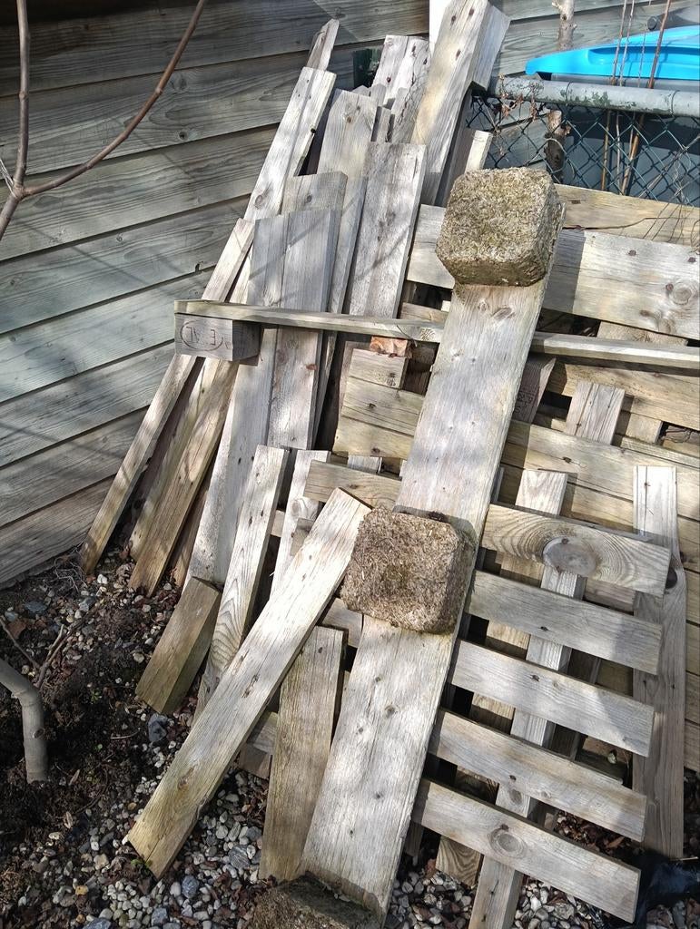 Gebruikte houten planken en pallets nog veel meer., Ophalen, Gebruikt, Minder dan 25 mm, Plank