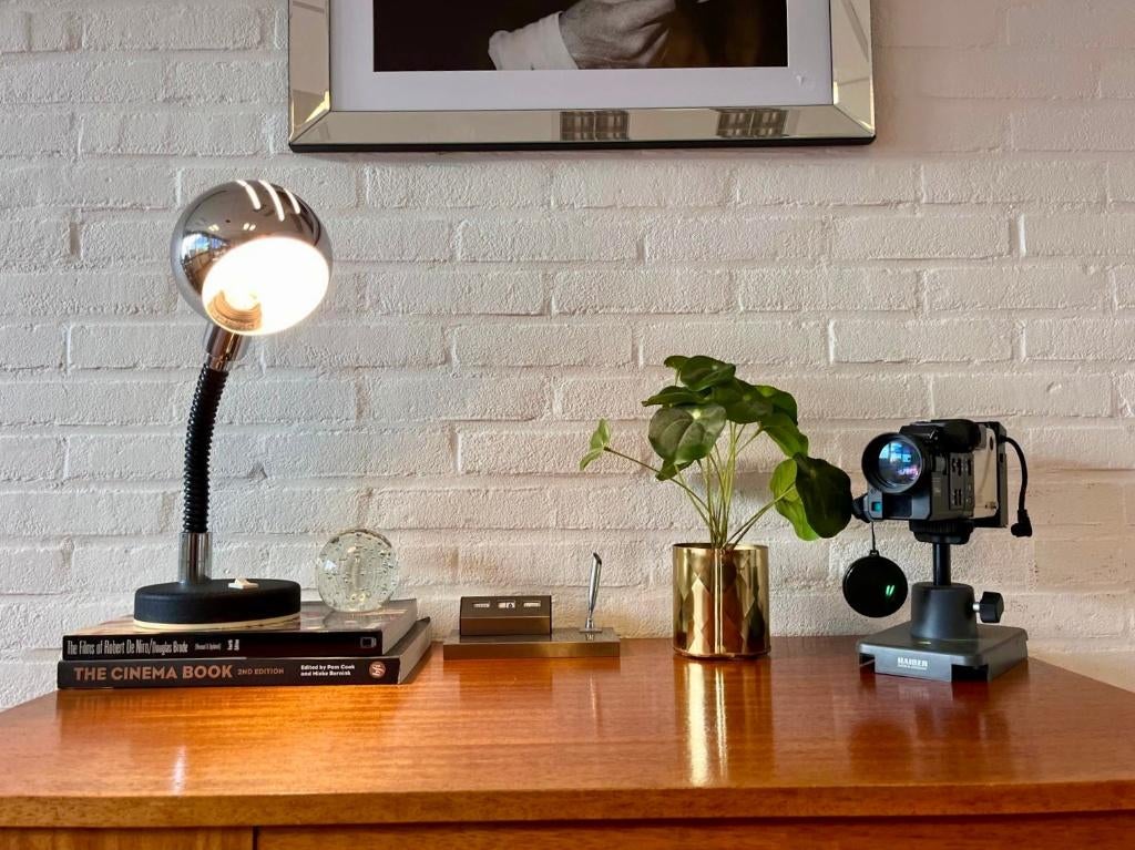 ✨ Space Age Eyeball Tafellamp Italië | Jaren ’70 Chrome ✨, Huis en Inrichting, Lampen | Tafellampen, Space Age, Gebruikt, Ophalen of Verzenden