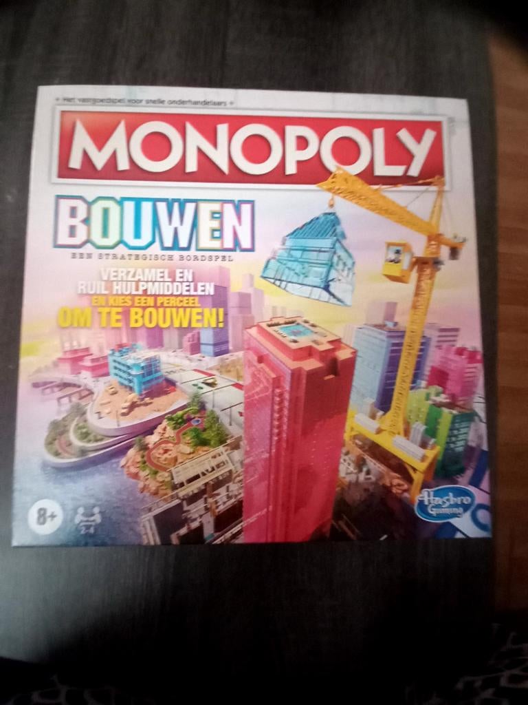 Monopoly Bouwen - Strategisch Bordspel, Hobby en Vrije tijd, Gezelschapsspellen | Bordspellen, Drie of vier spelers, Ophalen of Verzenden