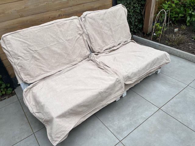 Ikea Kivik Hoes 3-zitsbank, Tallmyra beige, Huis en Inrichting, Banken | Bankstellen, 75 tot 100 cm, Ophalen of Verzenden, Zo goed als nieuw