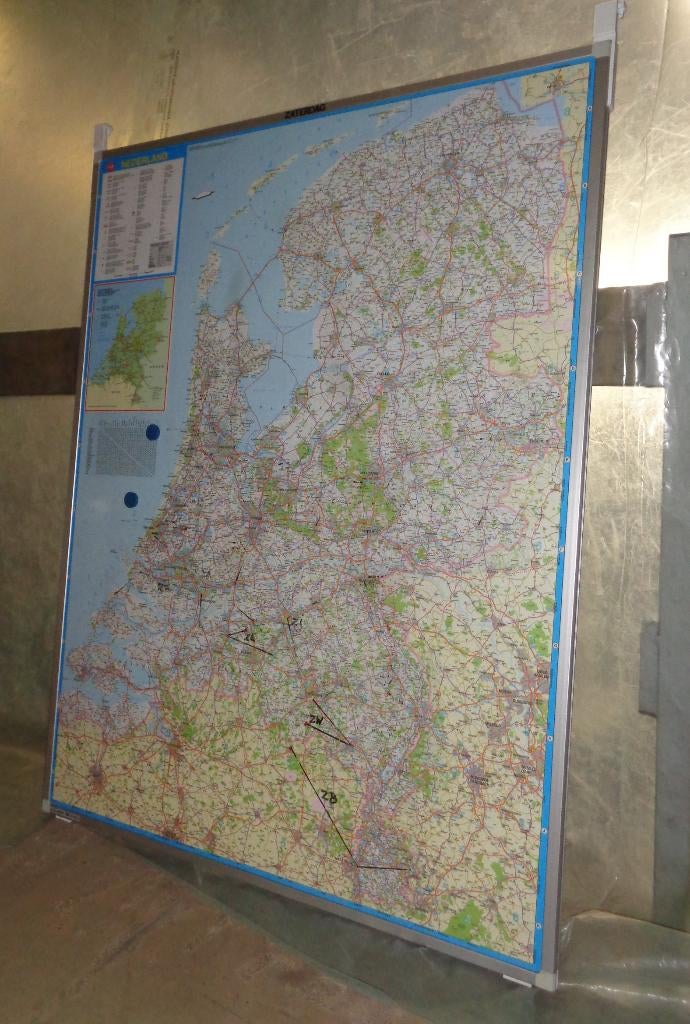 Div. magnetische en niet magnetische landkaarten, Nederland, Boeken, Atlassen en Landkaarten, 2000 tot heden, Landkaart, Nederland
