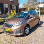 Peugeot 108 1.0 12V E-vti 51KW 5DR 2014 Bruin, Auto's, Voorwielaandrijving, Stof, 31 €/maand, Bruin