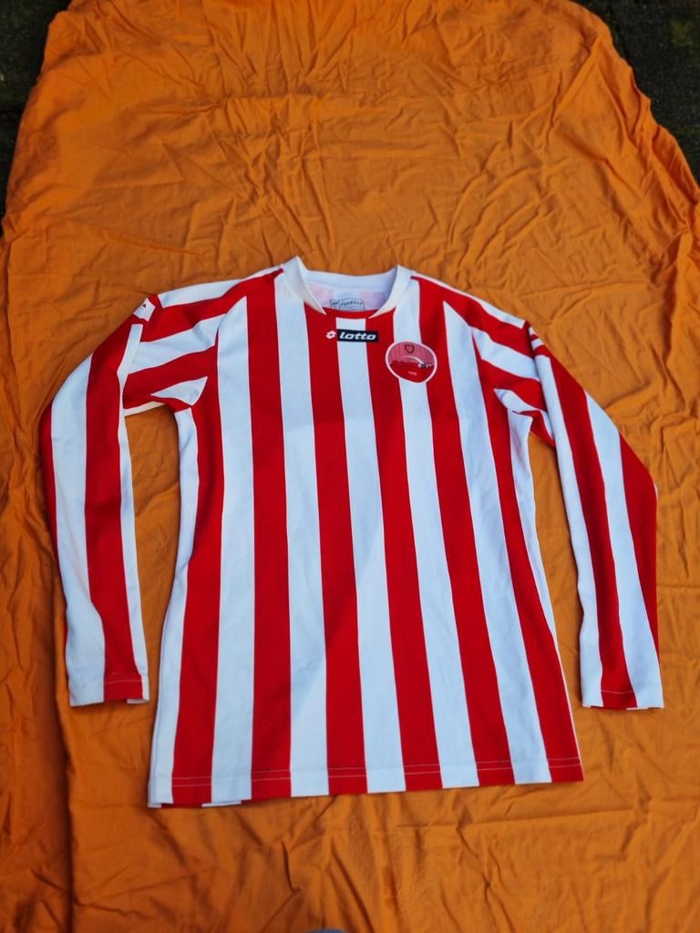 Lotto voetbalshirt Alphense Boys S rood/wit gestreept, Shirt, Lotto, M, Ophalen of Verzenden