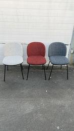 6 stoelen By boo nieuw model Clypso beige, rood, antraciet, Ophalen, Overige kleuren, Nieuw, Stof