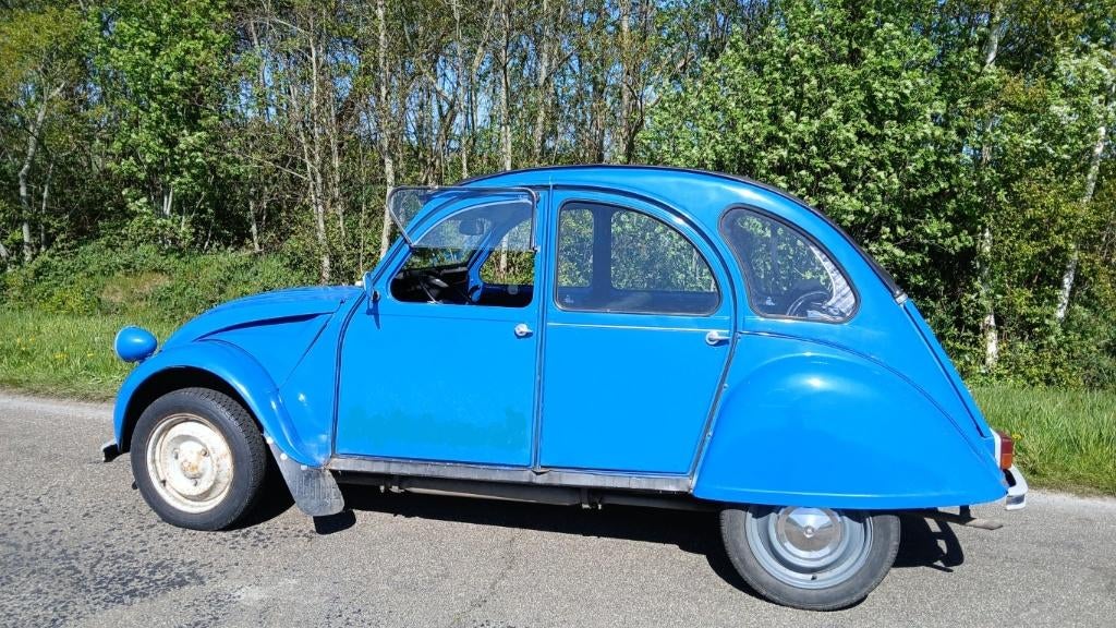 Citroen 2CV6, Voorwielaandrijving, Cabriolet, Blauw, 300 pk