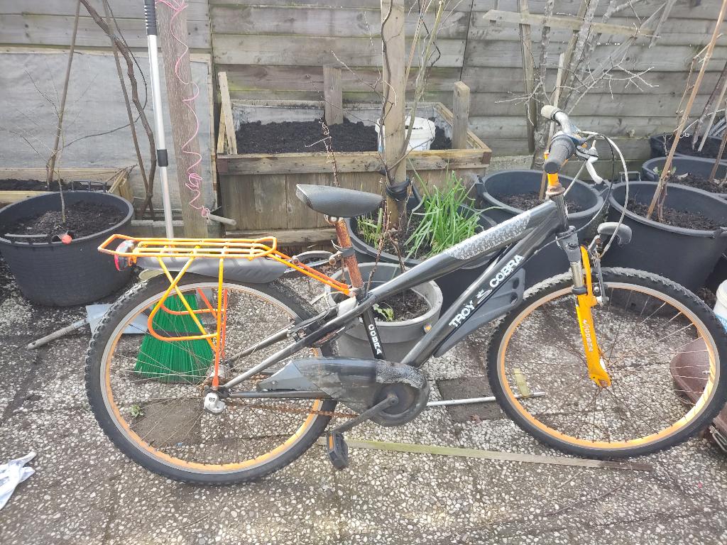 26 inch fiets met 3 versnellingen, Fietsen en Brommers, Ophalen, Gebruikt, 26 inch of meer, Versnellingen